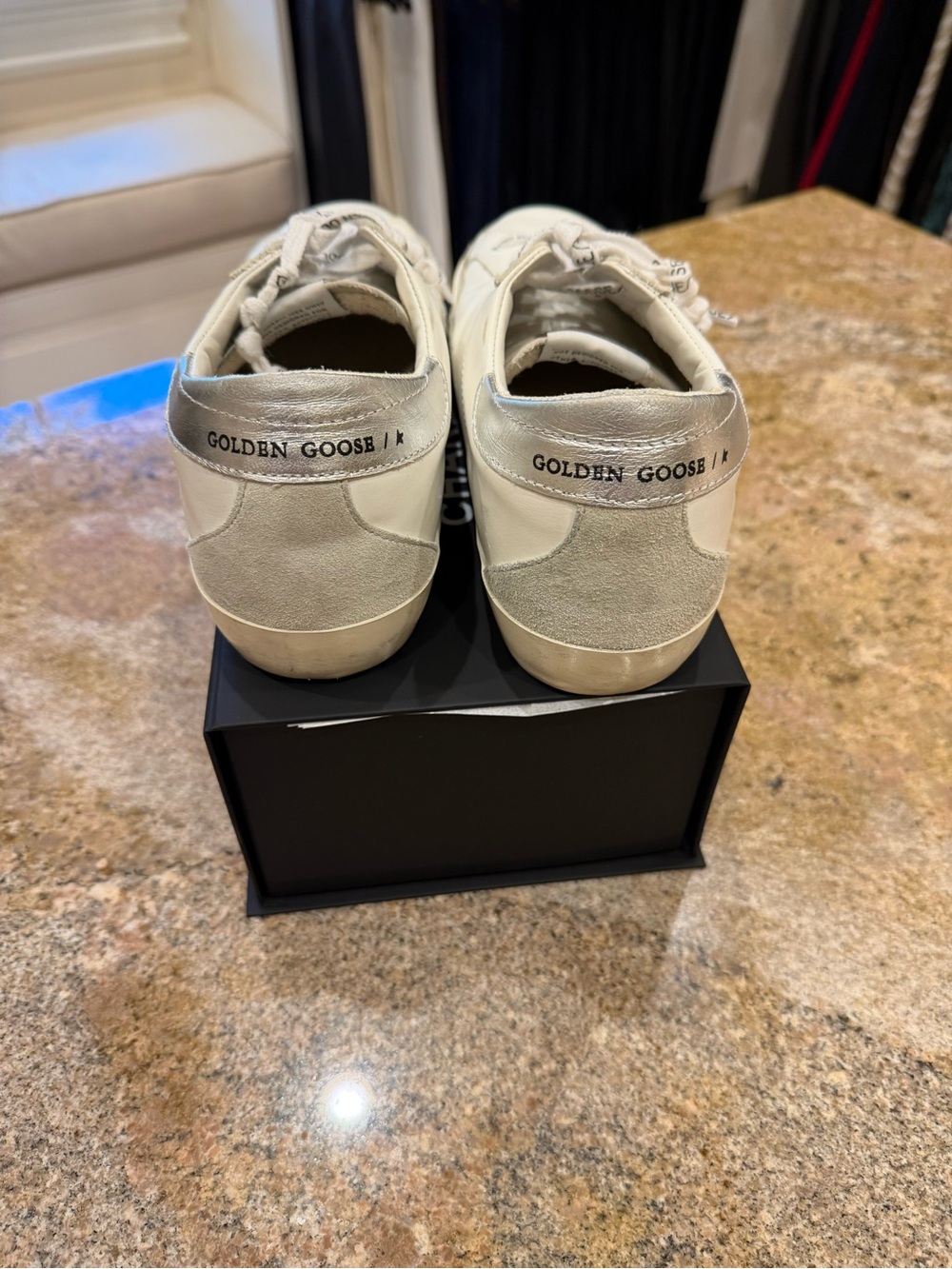 Golden Goose Crystal Leather low top superstar sneaker - Picture 6 of 6